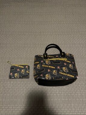 NHL Vegas Golden Knights Handbag w/ Coin Purse